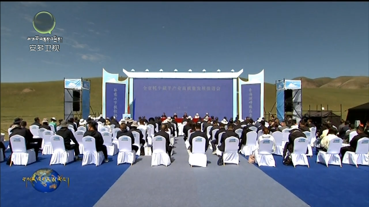 མཚོ་སྔོན་ཞིང་ཆེན་ཡོངས་ཀྱི་ནོར་གནག་དང་བོད་ལུག་ཐོན་ལས་ཀྱི་སྤུས་ཚད་མཐོ་བའི་འཕེལ་རྒྱས་ཀྱི་སྐུལ་འདེད་ཚོགས་འདུ་ཚོགས།